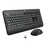 TECLADO INALAMBRICO ADVANCED LOGITECH CON MOUSE INALAMBRICO NEGRO MK540